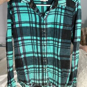 Flannel button down